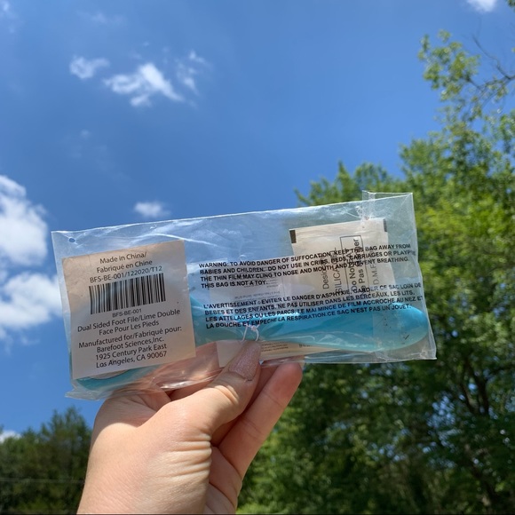 Barefoot Scientist Smooth Things Over Foot File NIP NEVER OPENED Aqua blue - Picture 8 of 9